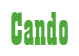 Rendering "Cando" using Bill Board