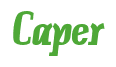 Rendering "Caper" using Color Bar