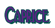 Rendering "Caprice" using Deco