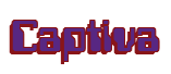 Rendering "Captiva" using Computer Font