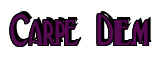 Rendering "Carpe Diem" using Deco