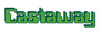 Rendering "Castaway" using Computer Font
