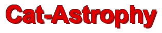 Rendering "Cat-Astrophy" using Arial Bold