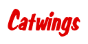 Rendering "Catwings" using Big Nib