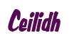 Rendering "Ceilidh" using Big Nib