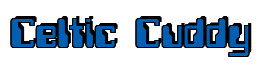 Rendering "Celtic Cuddy" using Computer Font