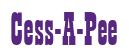 Rendering "Cess-A-Pee" using Bill Board