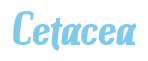 Rendering "Cetacea" using Color Bar