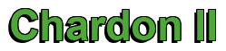 Rendering "Chardon II" using Arial Bold