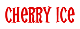 Rendering "Cherry Ice" using Cooper Latin