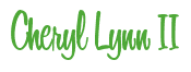 Rendering "Cheryl Lynn II" using Bean Sprout