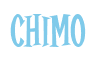Rendering "Chimo" using Cooper Latin