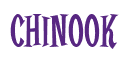 Rendering "Chinook" using Cooper Latin
