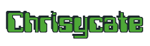 Rendering "Chrisycate" using Computer Font