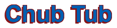 Rendering "Chub Tub" using Arial Bold