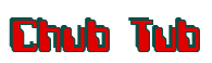 Rendering "Chub Tub" using Computer Font