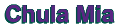 Rendering "Chula Mia" using Arial Bold