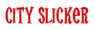 Rendering "City Slicker" using Cooper Latin