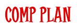 Rendering "Comp Plan" using Cooper Latin