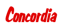 Rendering "Concordia" using Big Nib