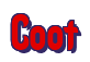 Rendering "Coot" using Callimarker