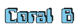 Rendering "Coral B" using Computer Font