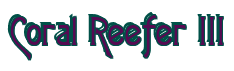 Rendering "Coral Reefer III" using Agatha