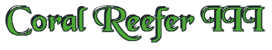 Rendering "Coral Reefer III" using Black Chancery