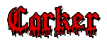 Rendering "Corker" using Dracula Blood
