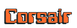 Rendering "Corsair" using Computer Font