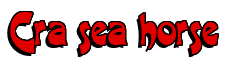 Rendering "Cra sea horse" using Crane