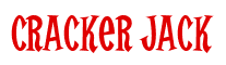 Rendering "Cracker Jack" using Cooper Latin