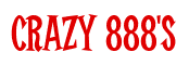 Rendering "Crazy 888's" using Cooper Latin