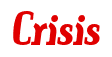 Rendering "Crisis" using Color Bar