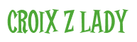 Rendering "Croix Z Lady" using Cooper Latin