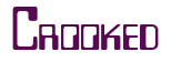 Rendering "Crooked" using Checkbook