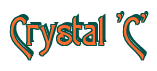 Rendering "Crystal 'C'" using Agatha