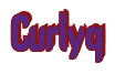 Rendering "Curlyq" using Callimarker