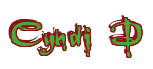 Rendering "Cyndi D" using Buffied