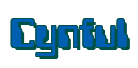 Rendering "Cynful" using Computer Font