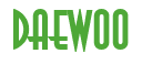 Rendering "DAEWOO" using Asia