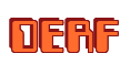 Rendering "DERF" using Computer Font