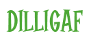 Rendering "DILLIGAF" using Cooper Latin
