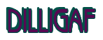 Rendering "DILLIGAF" using Beagle