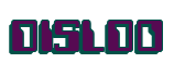 Rendering "DISLDO" using Computer Font