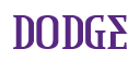 Rendering "DODGE" using Credit River