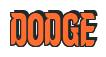 Rendering "DODGE" using Callimarker