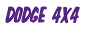 Rendering "DODGE 4X4" using Big Nib