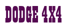 Rendering "DODGE 4X4" using Bill Board