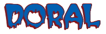 Rendering "DORAL" using Creeper
